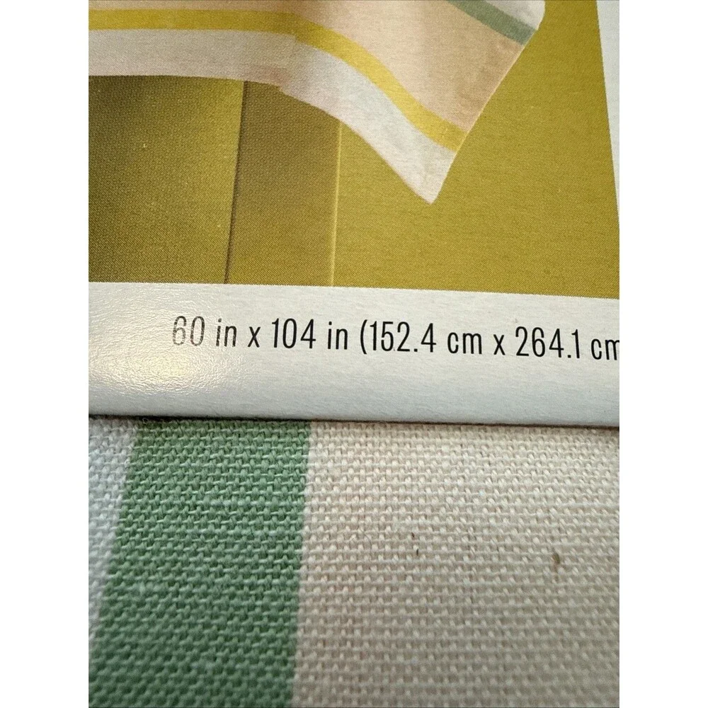 Striped Rectangular Tablecloth 60